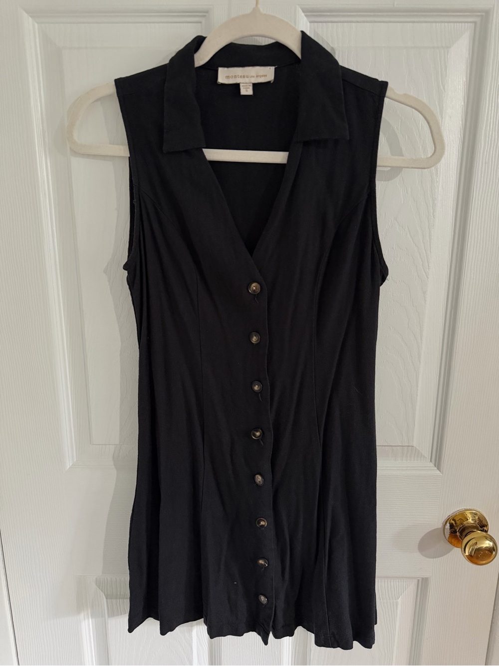 Mini Linen Blend Dress